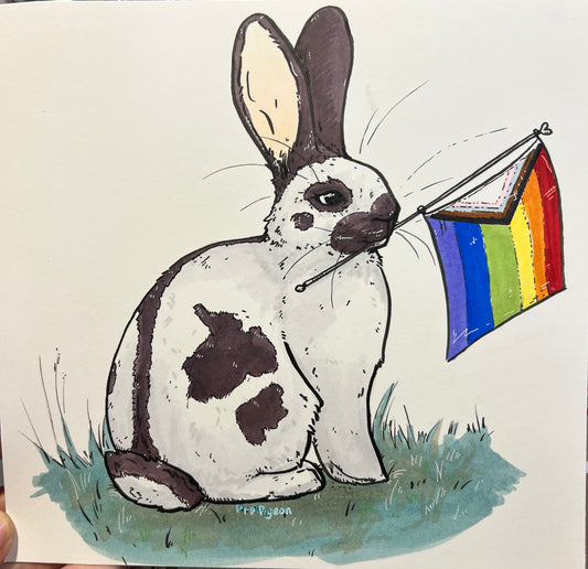 [Artwork] Pride bunny