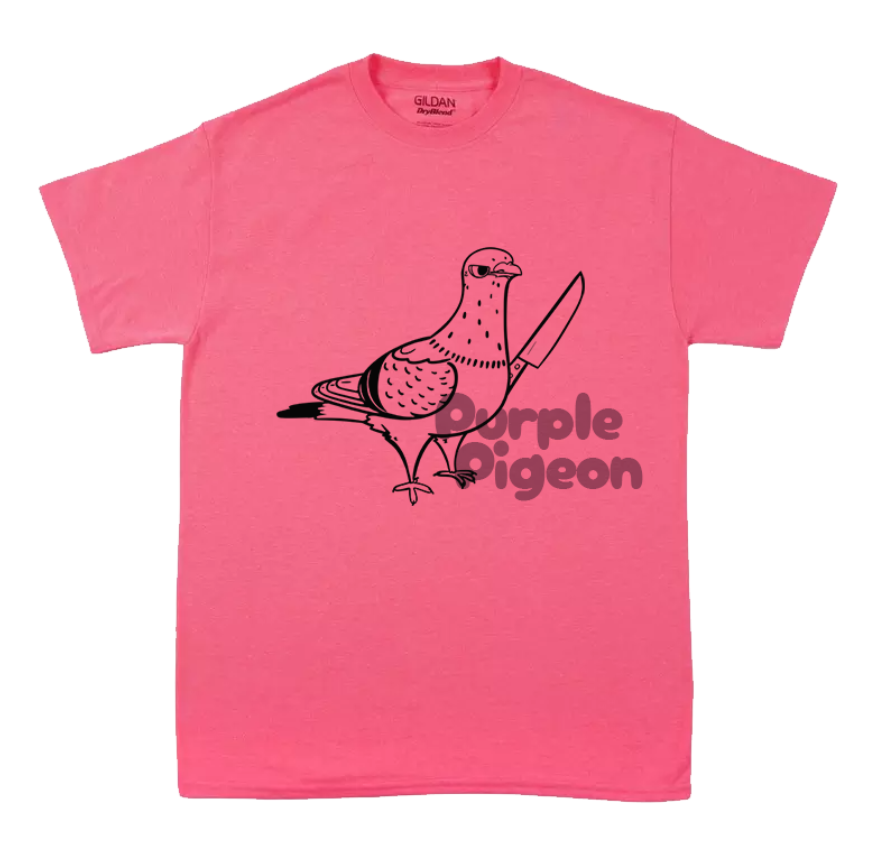 *Knife Pigeon - Made to Order T Shirt