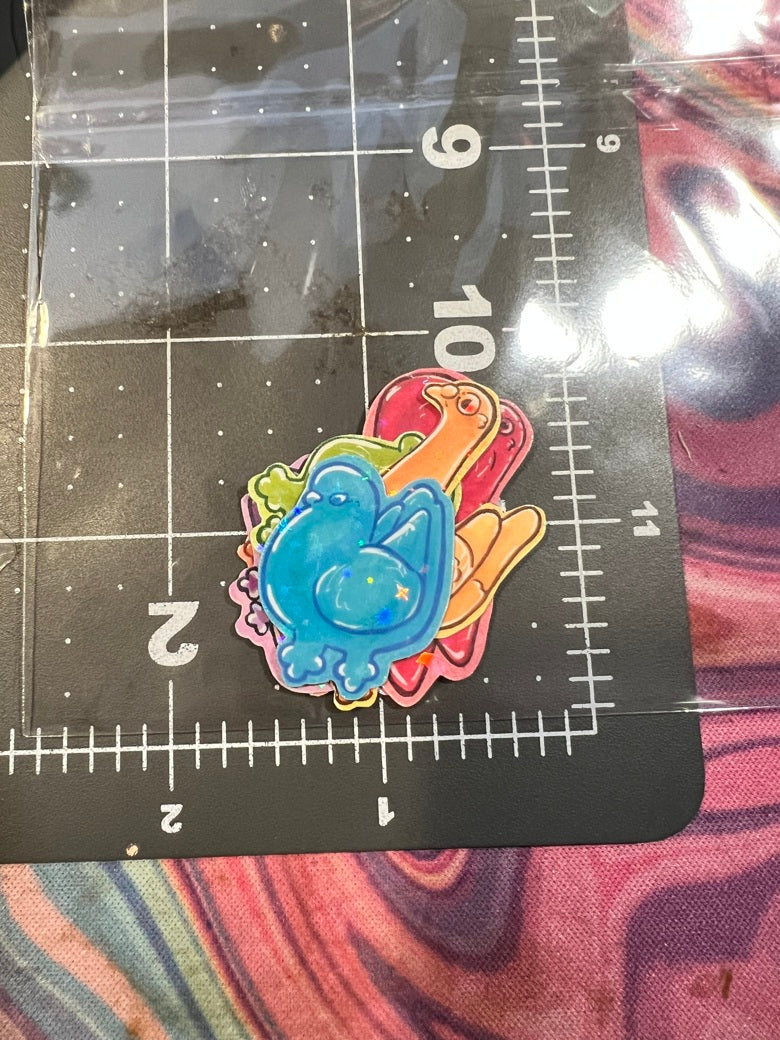 [Sticker Set] Gummy pigeons sticker pack
