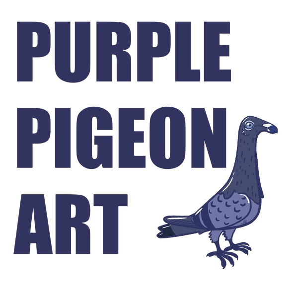 Purple Pigeon Art