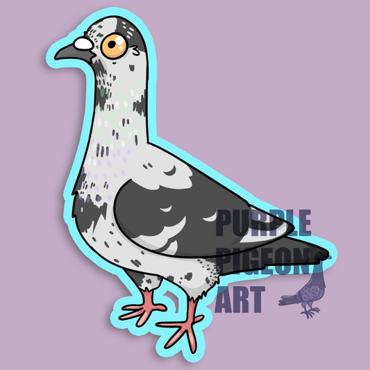 [Sticker] Blue Grizzle 3 Inch Vinyl Sticker - Holographic